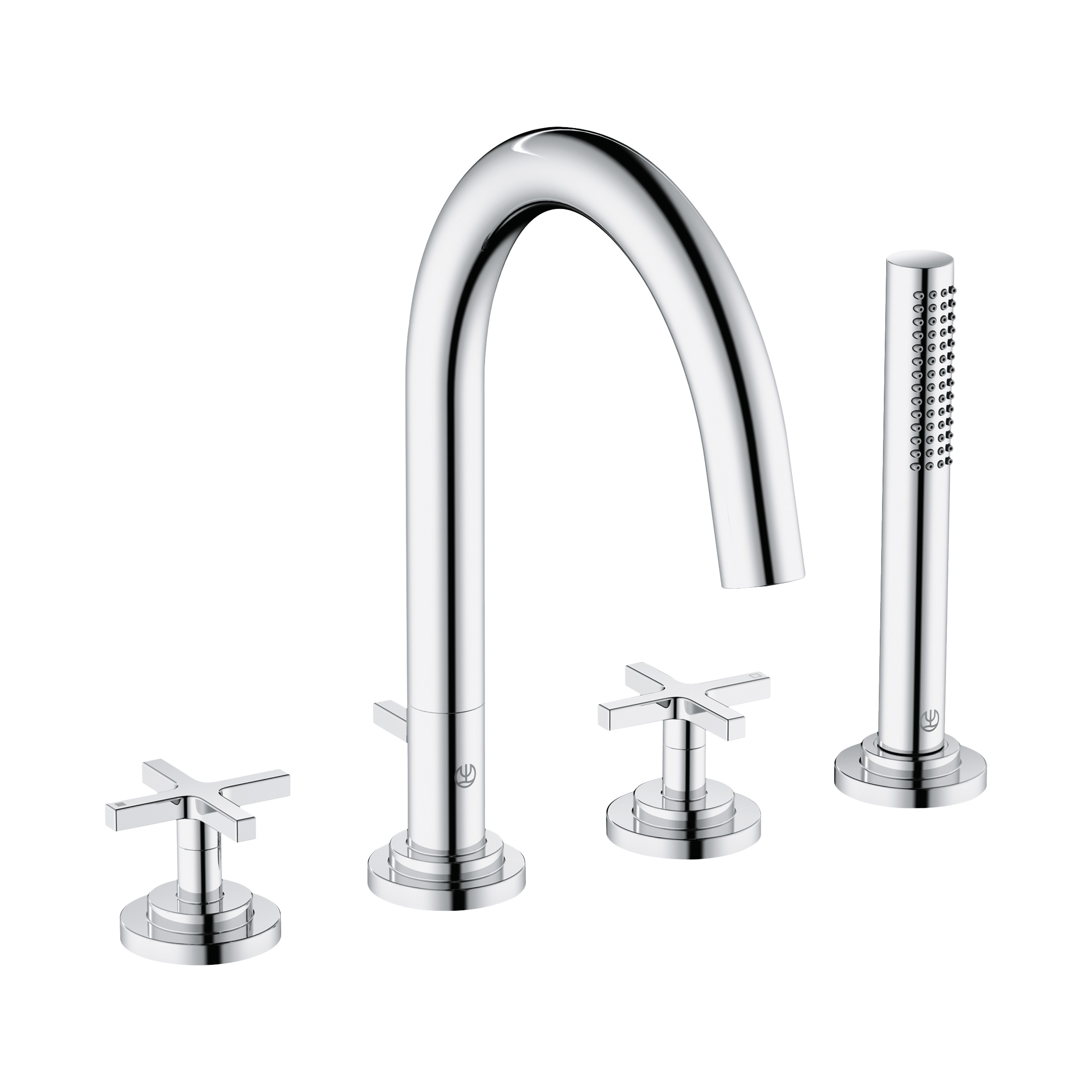 Kludi Nova Fonte grifo de bañera y ducha en bañera cromo 204250520