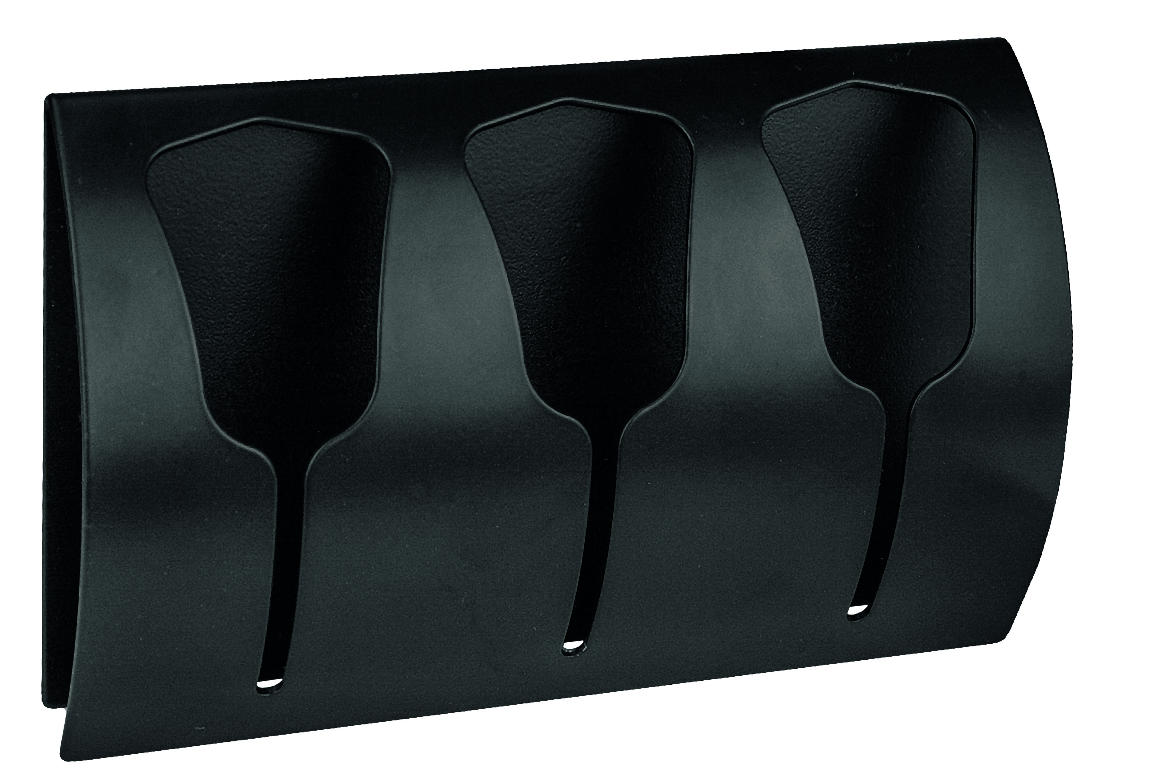 Kleine Wolke Tulip toallero negro 8645926887