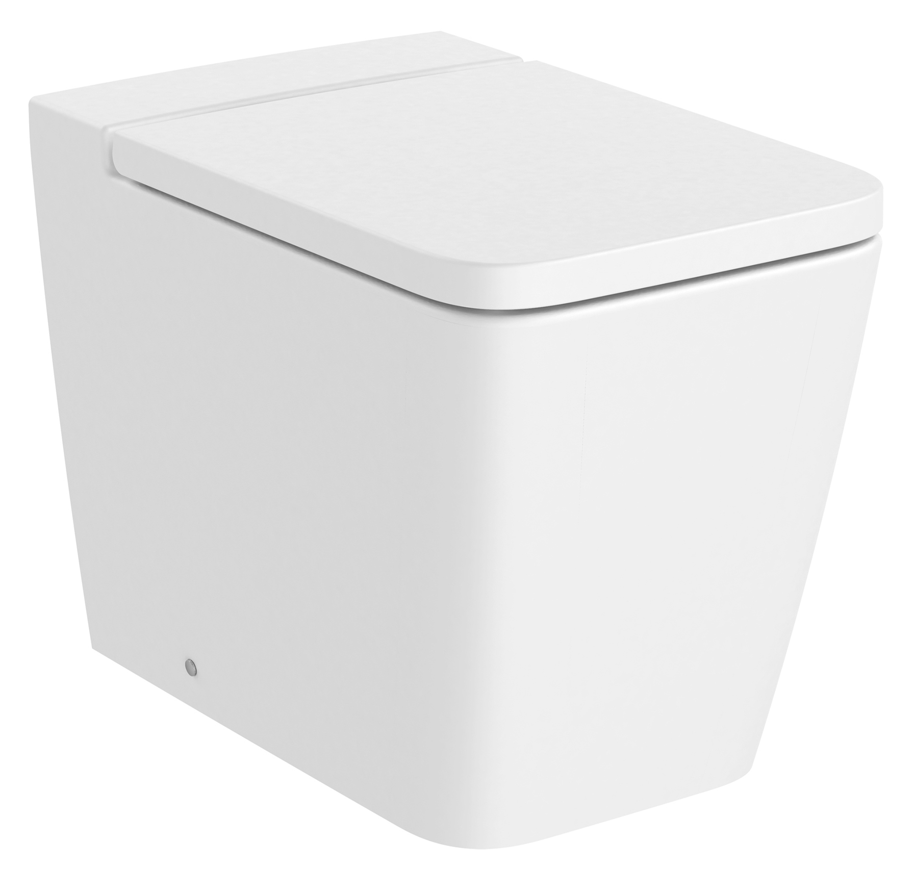 Roca Inspira taza de inodoro de pie sin reborde blanco mate A347537620