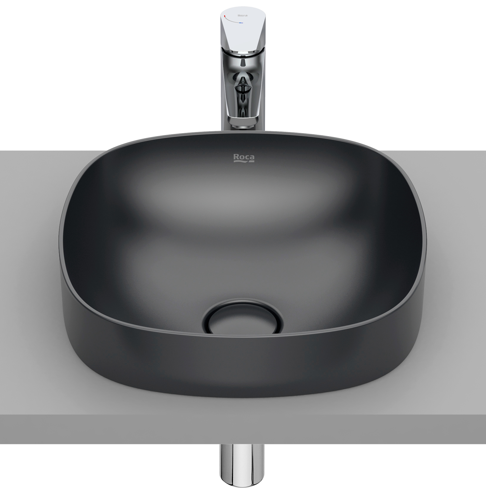 Roca Inspira lavabo 37x37 cm cuadrada empotrado A32750R640