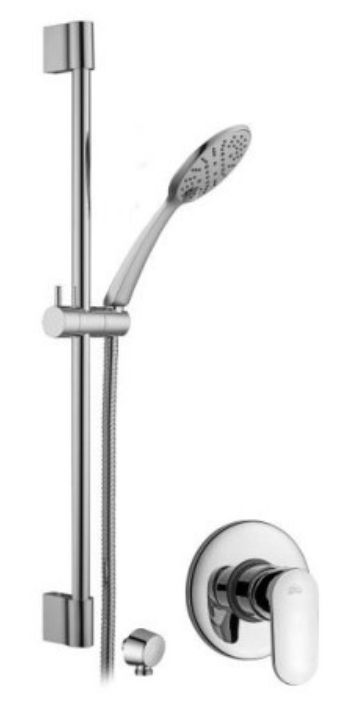 Paffoni Candy conjunto de ducha empotrado cromo CA010ZN6