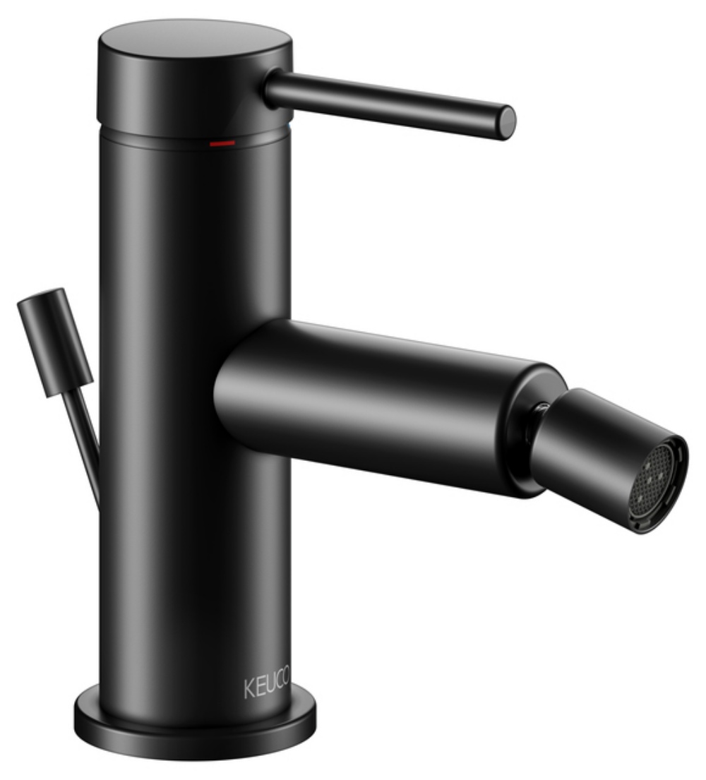 Keuco IXMO Soft grifo para bidé de pie negro 59509372000