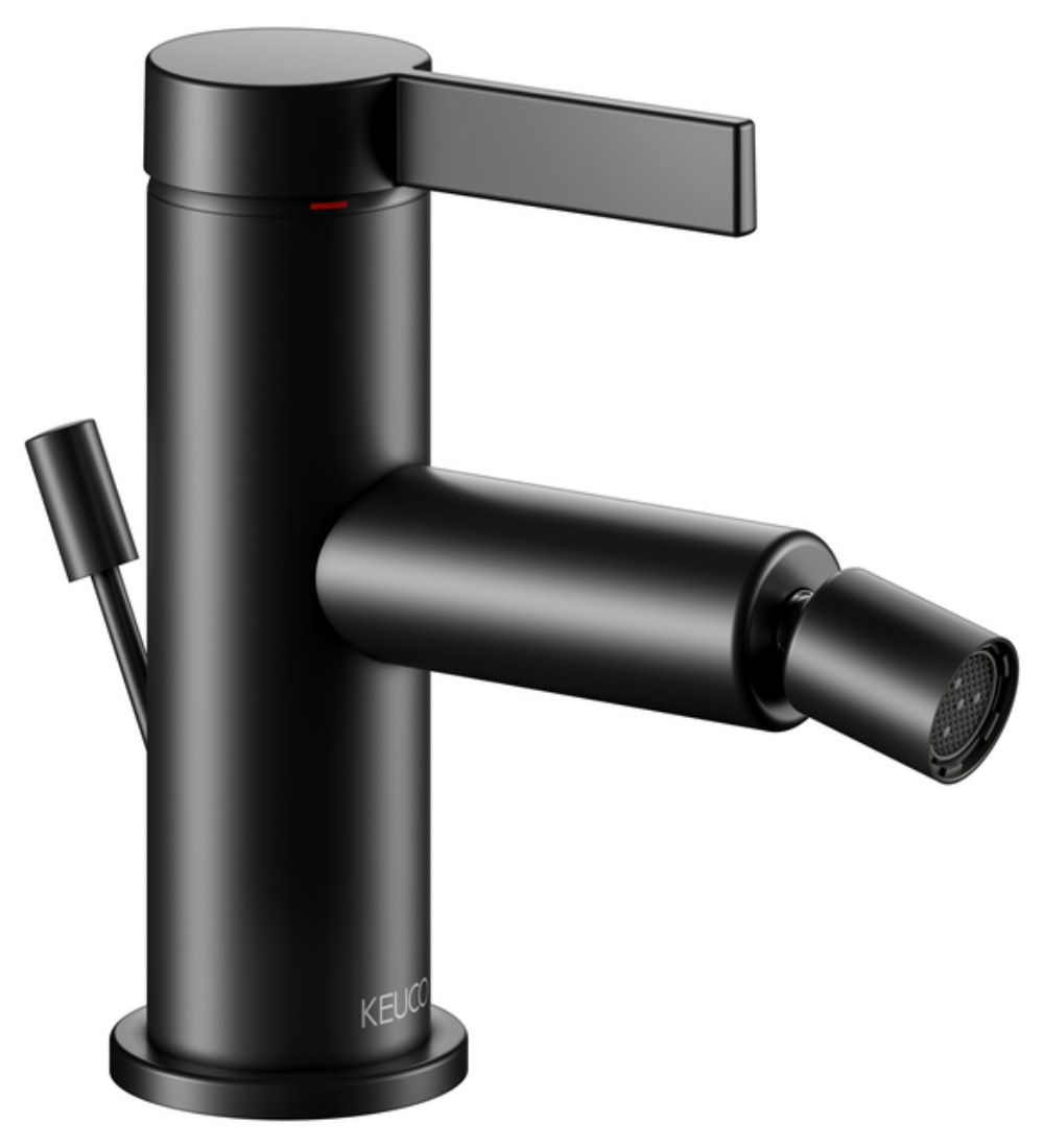 Keuco IXMO Pure grifo para bidé de pie negro 59509371000
