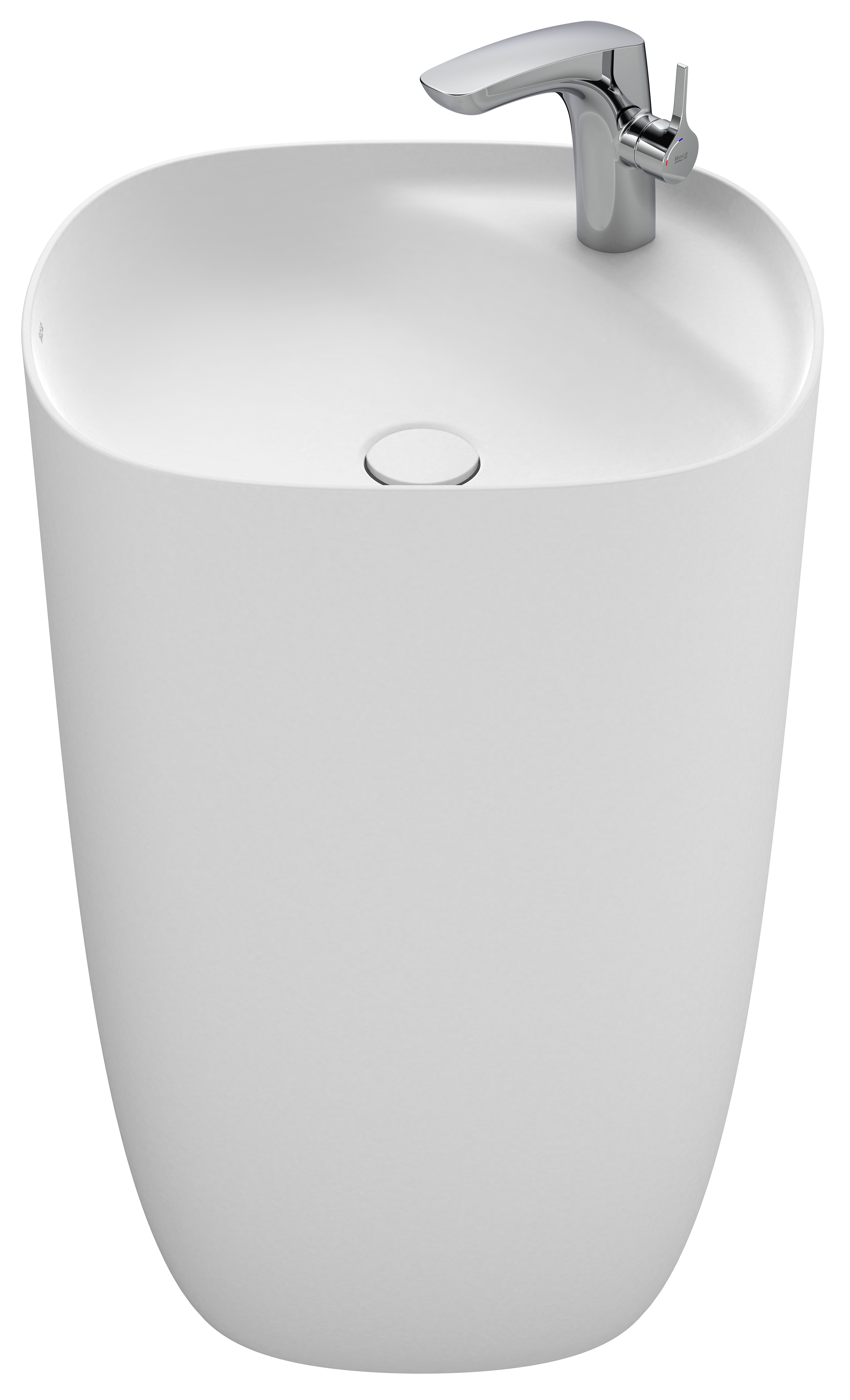Roca Beyond lavabo 50x45 cm circular exento blanco A3270B0620