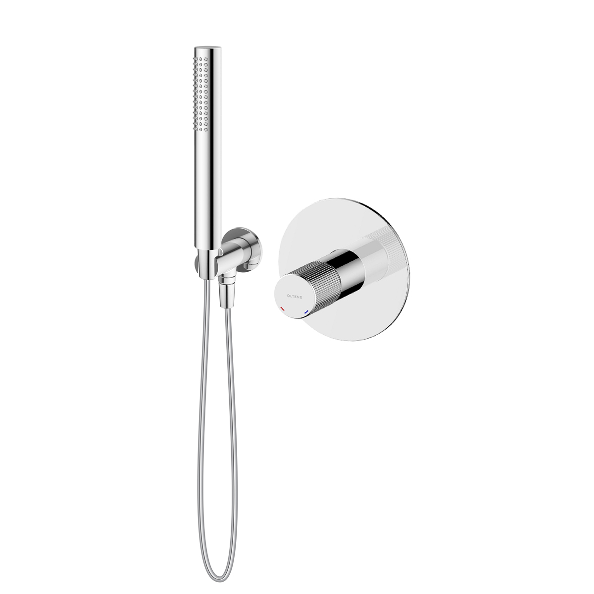 Conjunto grifo para ducha Oltens Hamnes 33105100, alcachofa de ducha Oltens Ume 37102100, 39304100, 37200100