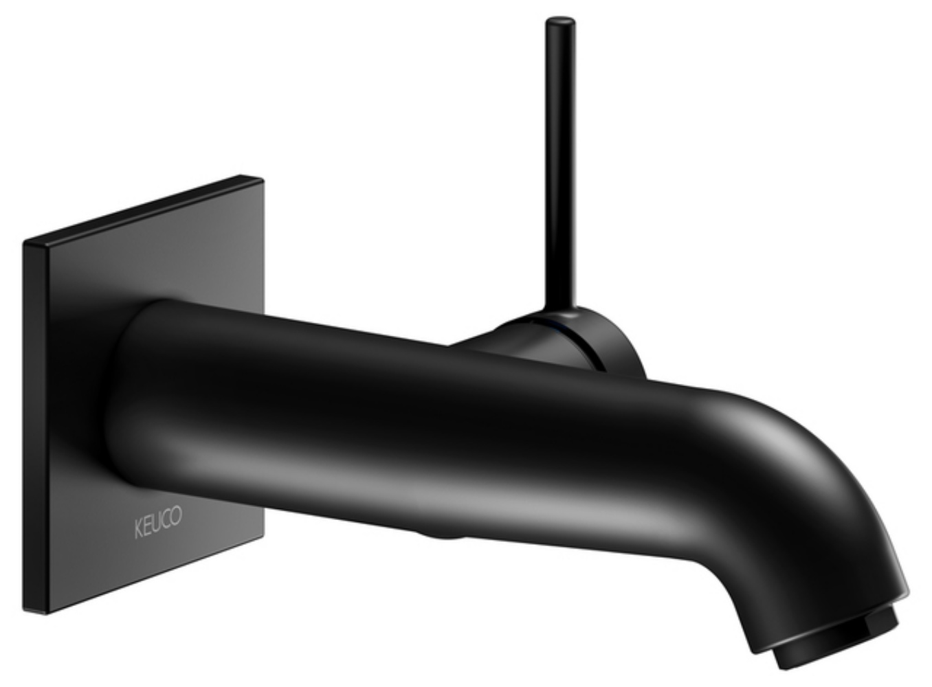 Keuco IXMO Soft grifo para lavabo empotrado negro 59516370202