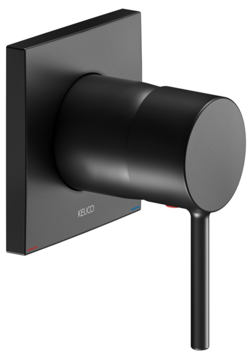 Keuco IXMO Soft grifo para ducha empotrado negro 59551370202