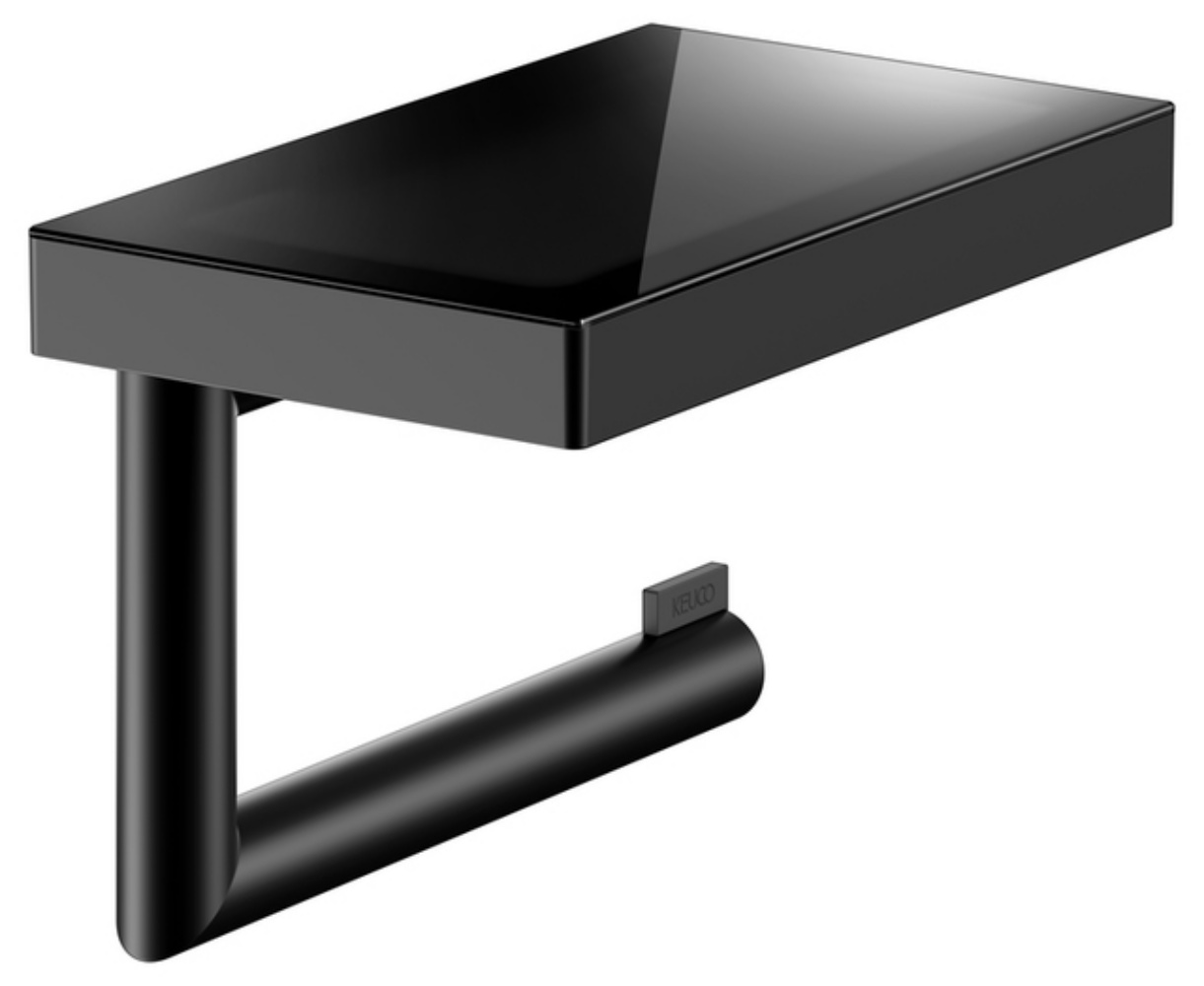 Keuco Reva portarrollos de papel higiénico negro 12873379000