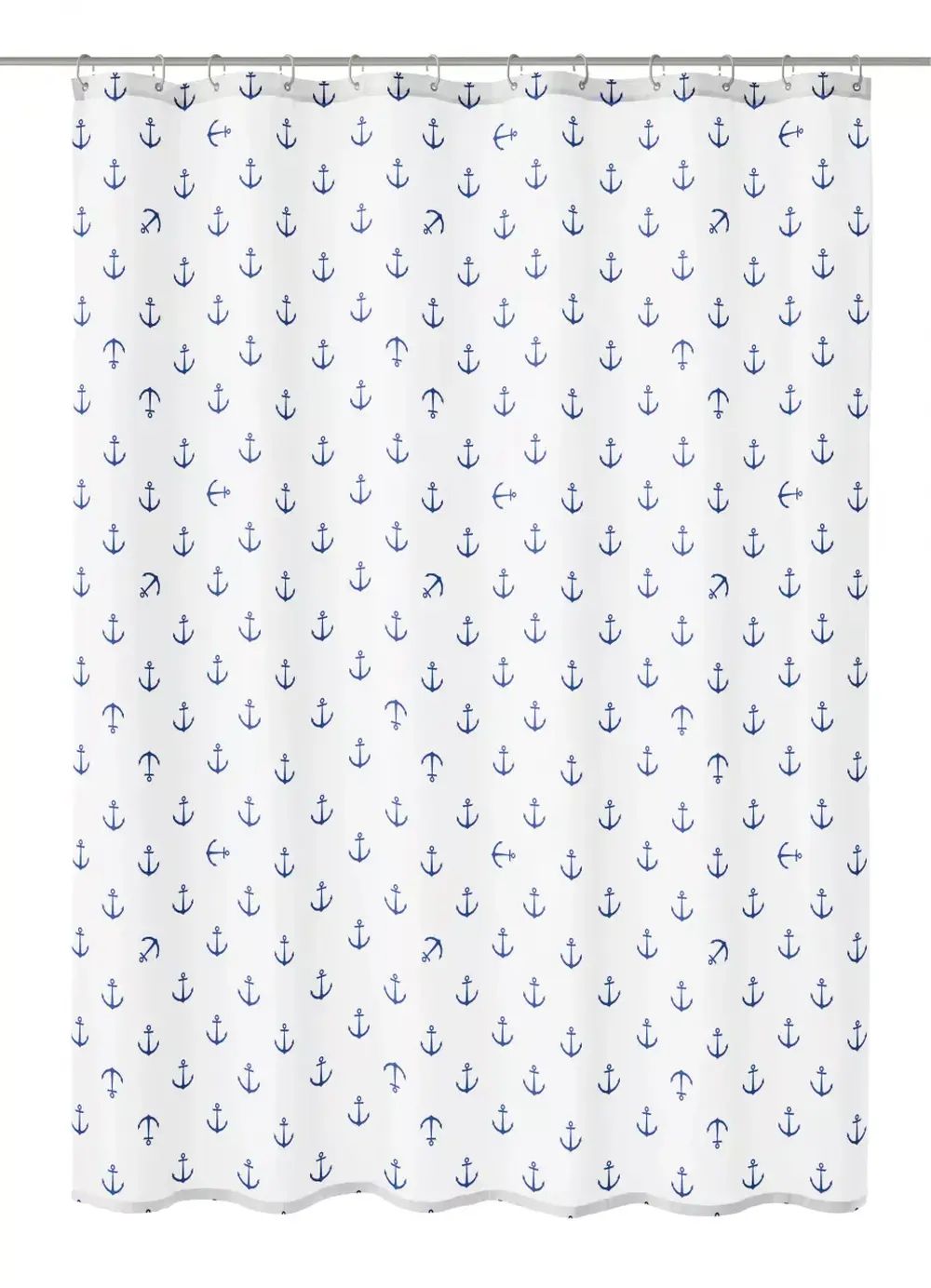 Kleine Wolke Anchor cortina de ducha 200x120 cm blanco-azul 5900789238