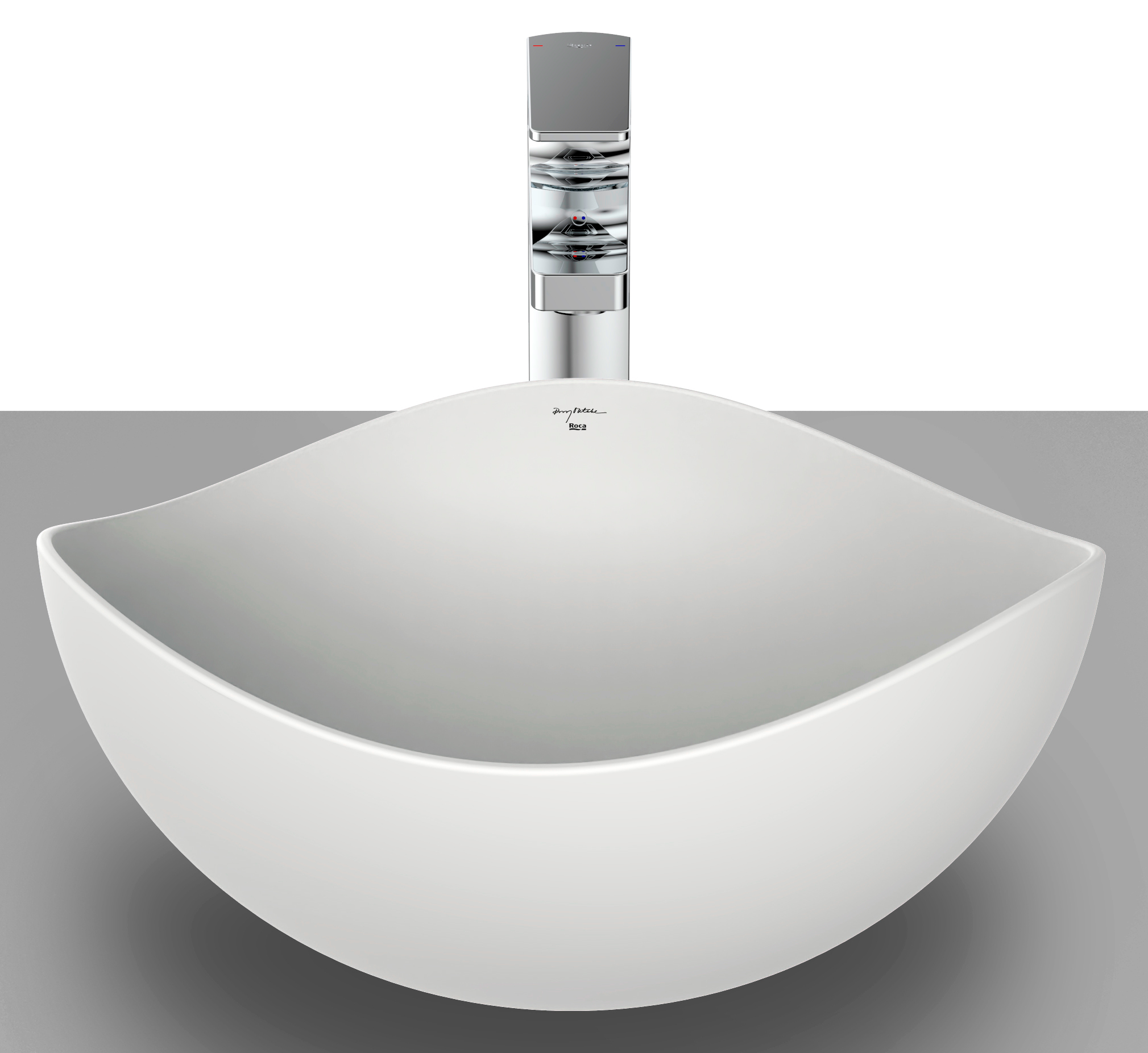 Roca Ohtake lavabo 38x38 cm sobre encimera A327A15630