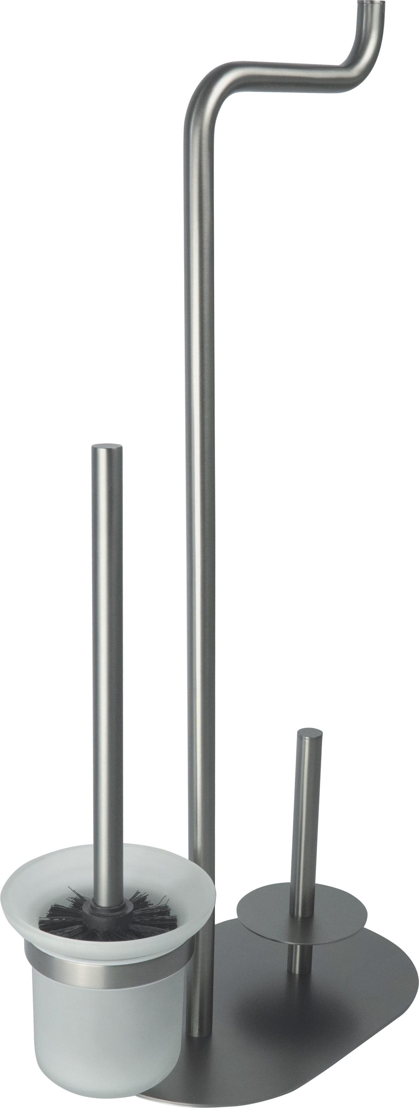 Deante Silia soporte con escobilla para wc grafito ADID732