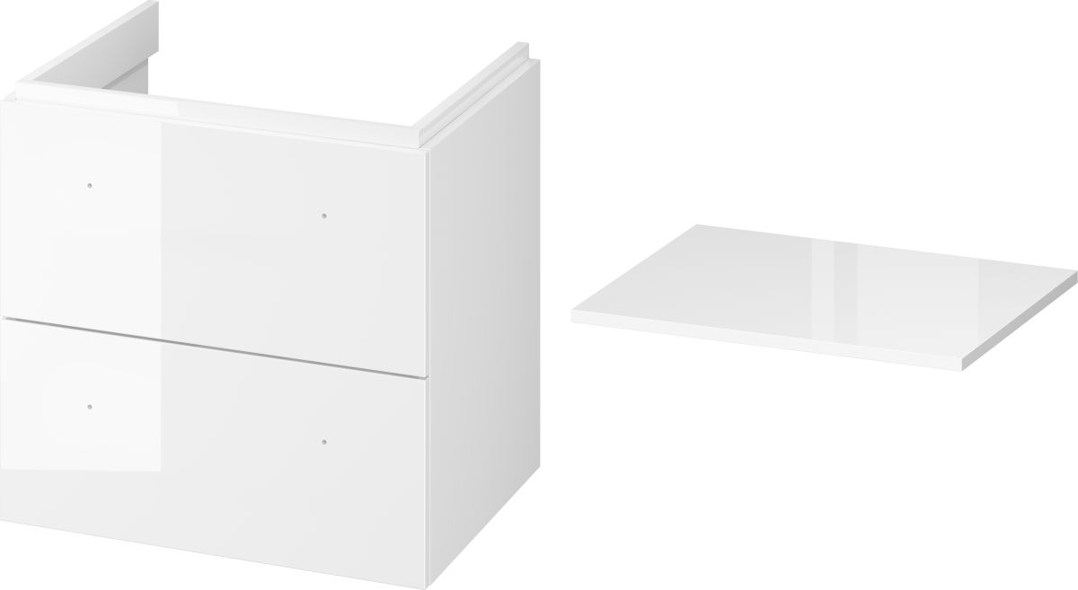 Conjunto armario Cersanit Larga S932-070, encimera Cersanit Larga S932-023