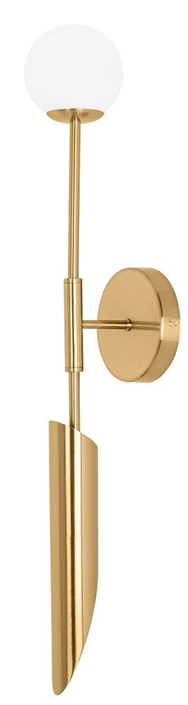 Moosee Lucca lámpara de pared 2x40 W blanco-oro MSE010400205
