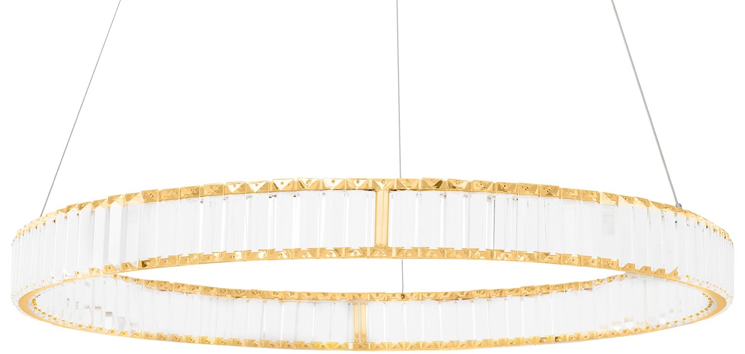 Moosee Liberty lámpara colgante 1x42 W oro-cristal MSE010100175