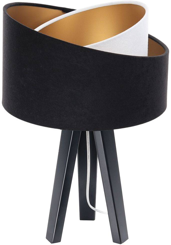 BPS Koncept Galaxy lámpara de sobremesa 1x60 W blanco-negro-oro 060S-025CZ