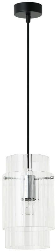 Light Prestige Savona lámpara colgante 1x40 W transparente-plata LP-707/1P