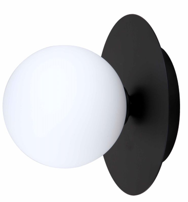 Light Prestige Roma lámpara de pared 1x5 W blanco-negro LP-1345/1WBK