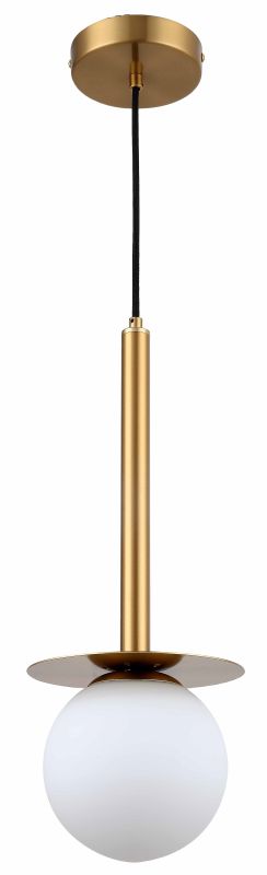 Light Prestige Roma lámpara colgante 1x40 W blanco-oro LP-1345/1PGD