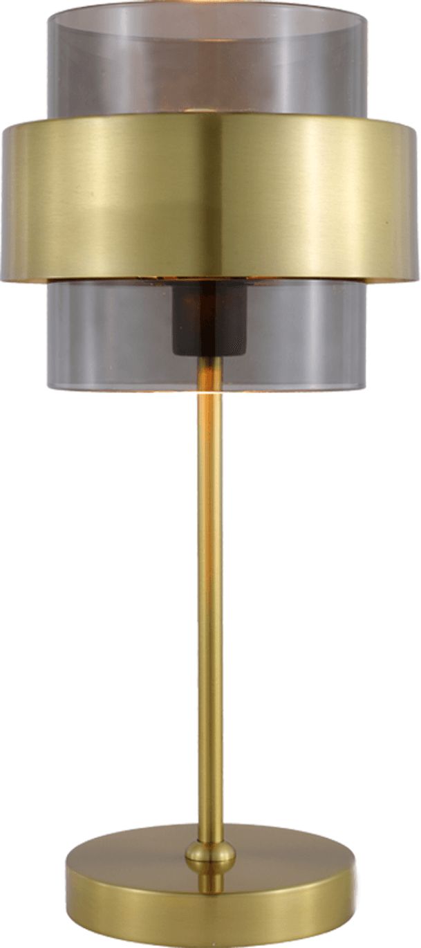Light Prestige Miele lámpara de sobremesa 1x40 W ahumado-oro LP-866/1TSM/GD