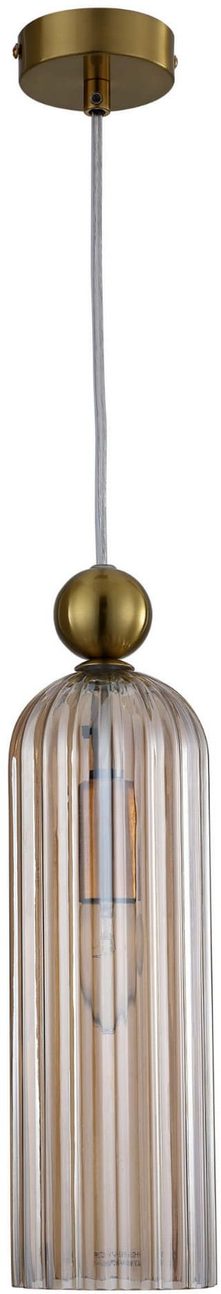 Light Prestige Piega lámpara colgante 1x40 W oro-ámbar LP-939/1PAMBER