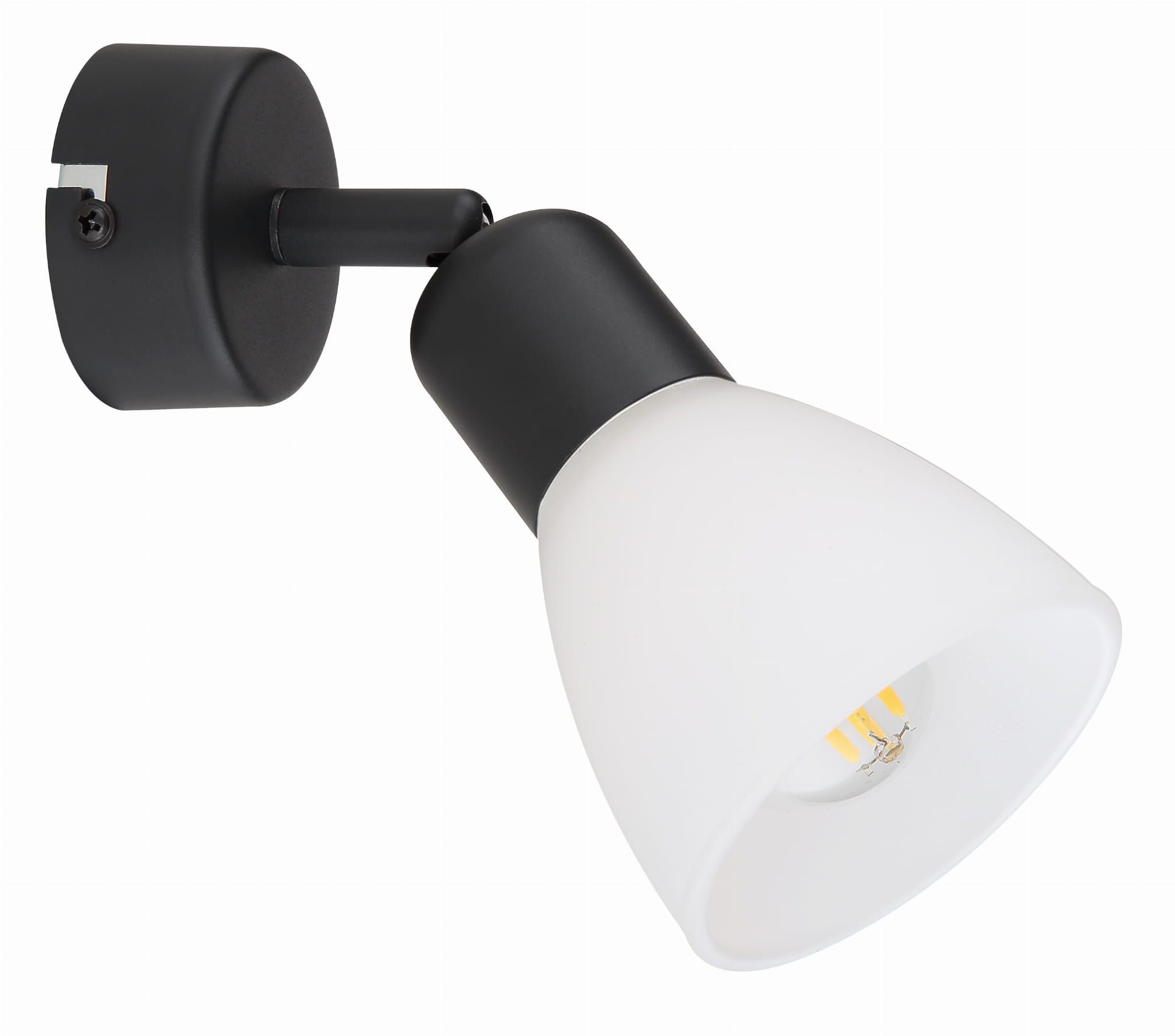 Light Prestige Malta lámpara de pared 1x40 W blanco-negro LP-877/1WBK