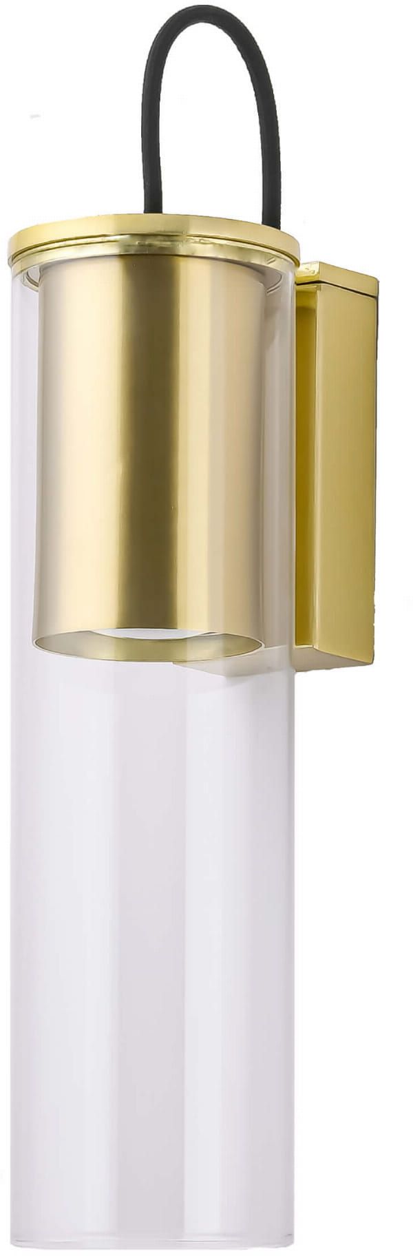 Light Prestige Manacor lámpara de pared 1x50 W transparente-oro LP-232/1WGD