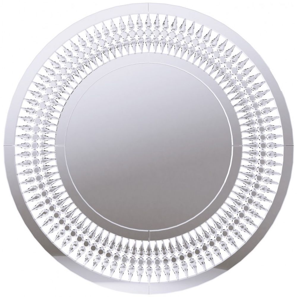 Ars Longa Rocco espejo 90x90 cm circular plata ROCCOLUSTRO