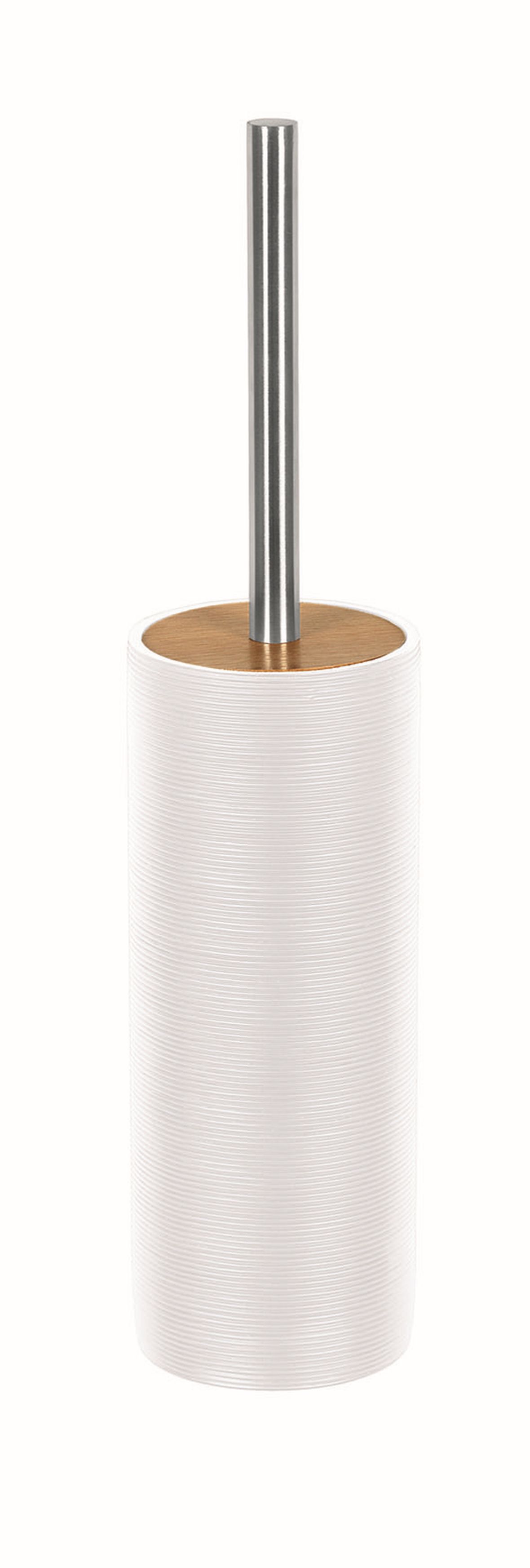 Kleine Wolke Kyoto escobilla de baño apoyado blanco-madera 5079100856