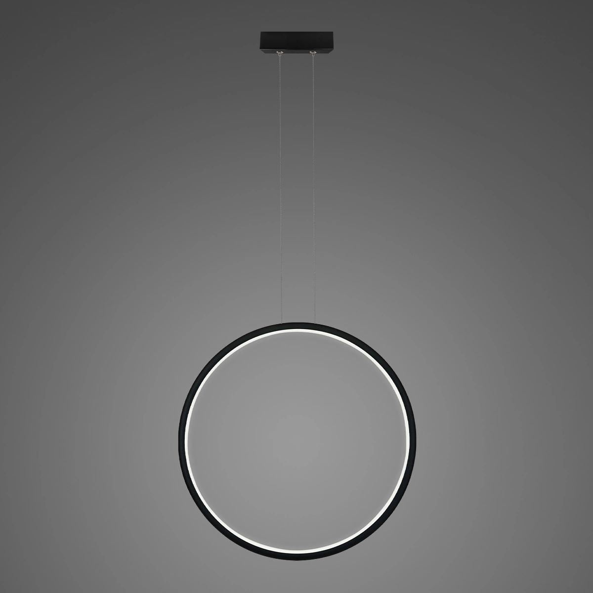 Altavola Design Ledowe Okręgi lámpara colgante 1x43 W negro LA073/X_80_in_3k_43W_black