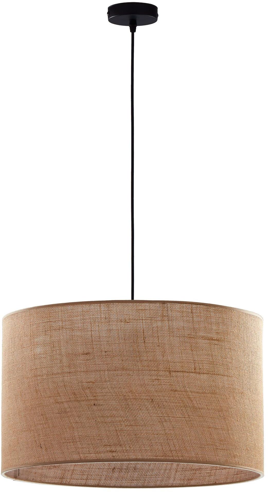 TK Lighting Juta lámpara colgante 3x15 W marrón 6582