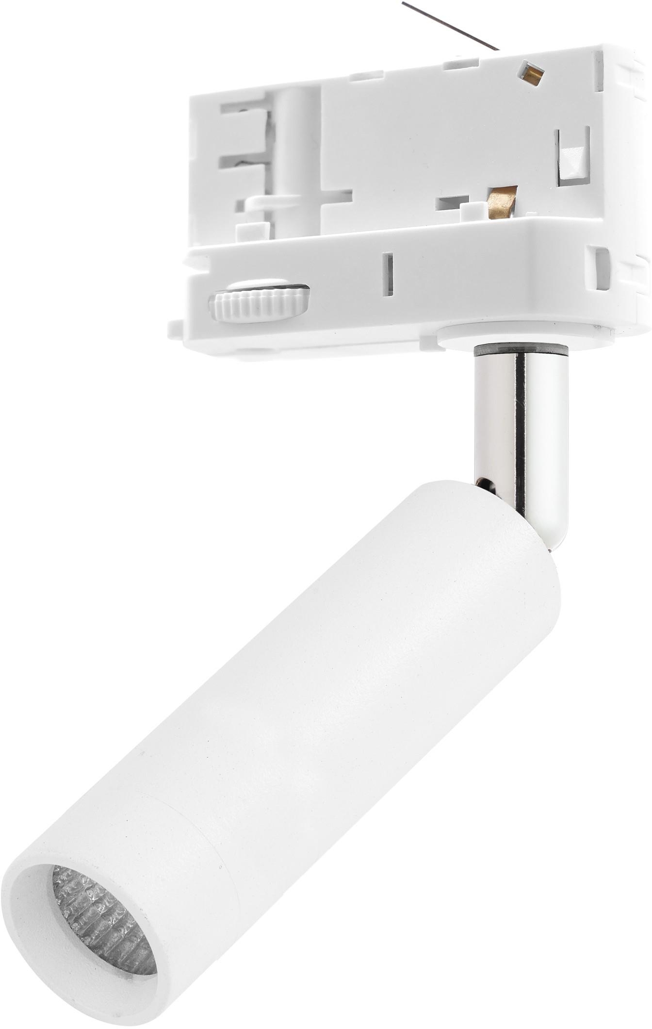 TK Lighting Tracer lámpara para riel 1x6 W blanco-cromo 4846