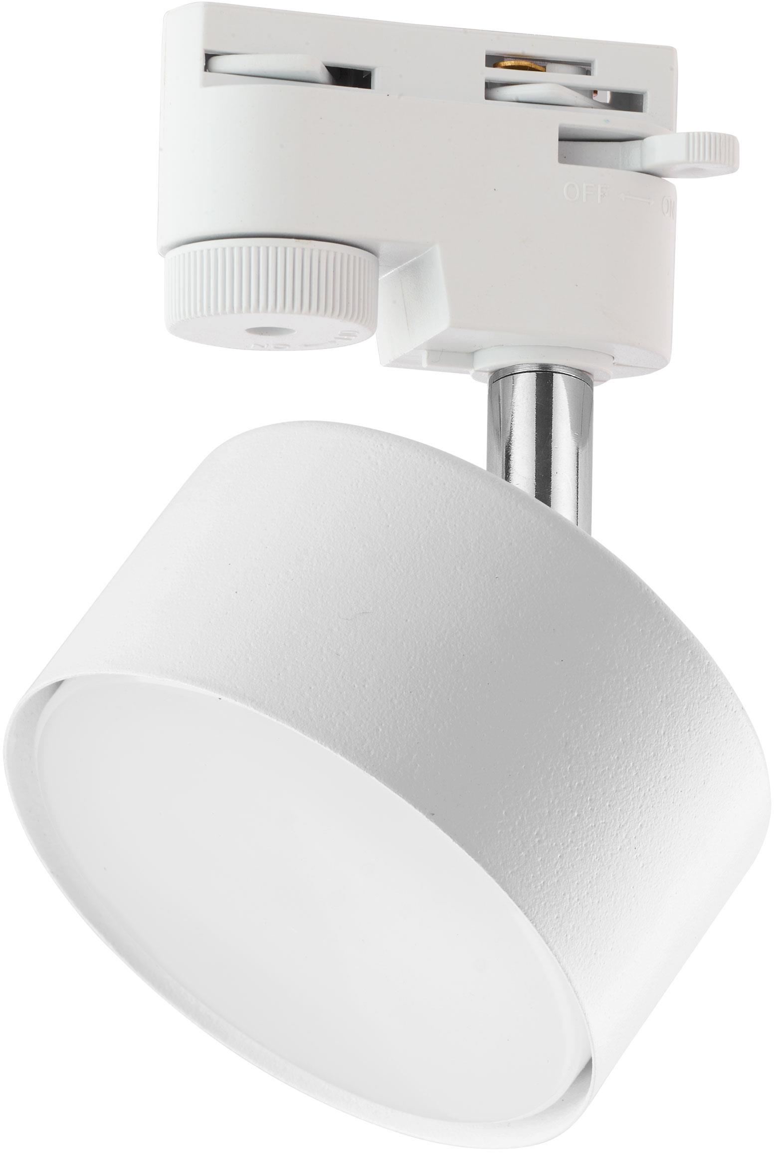 TK Lighting Tracer lámpara para riel 1x10 W blanco-cromo 4397