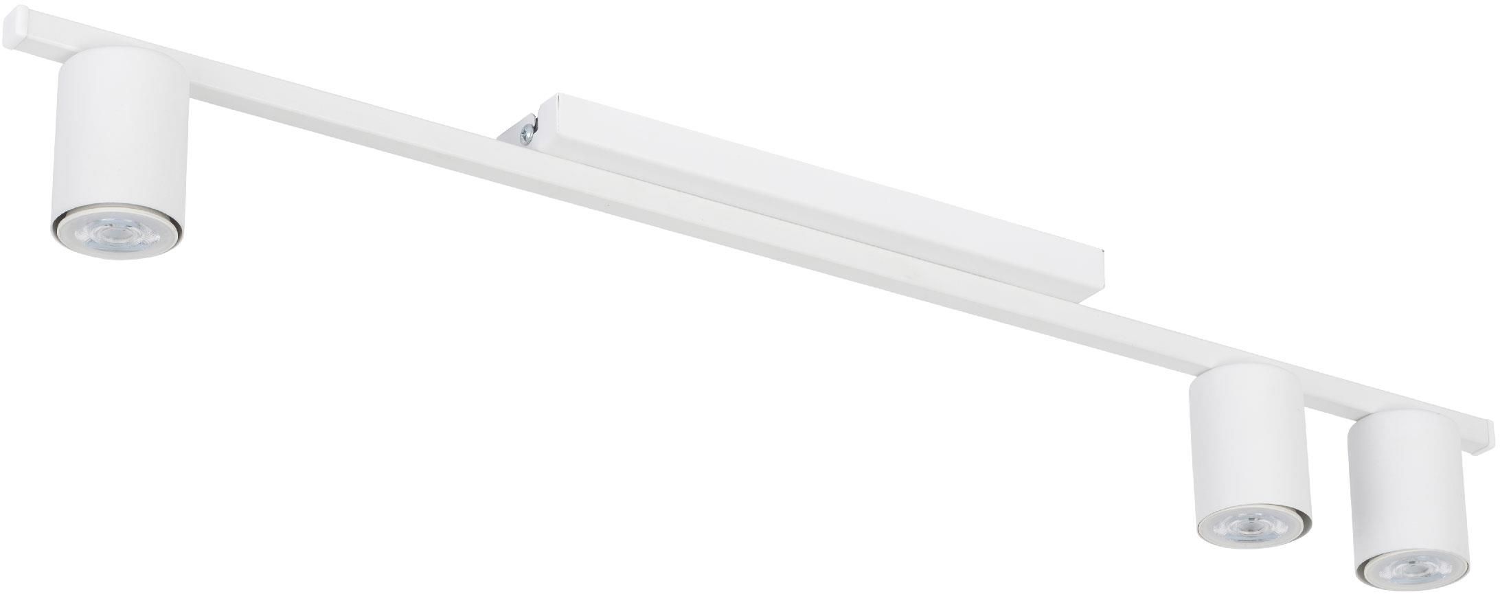 TK Lighting Logan lámpara de techo 3x10 W blanco 4570