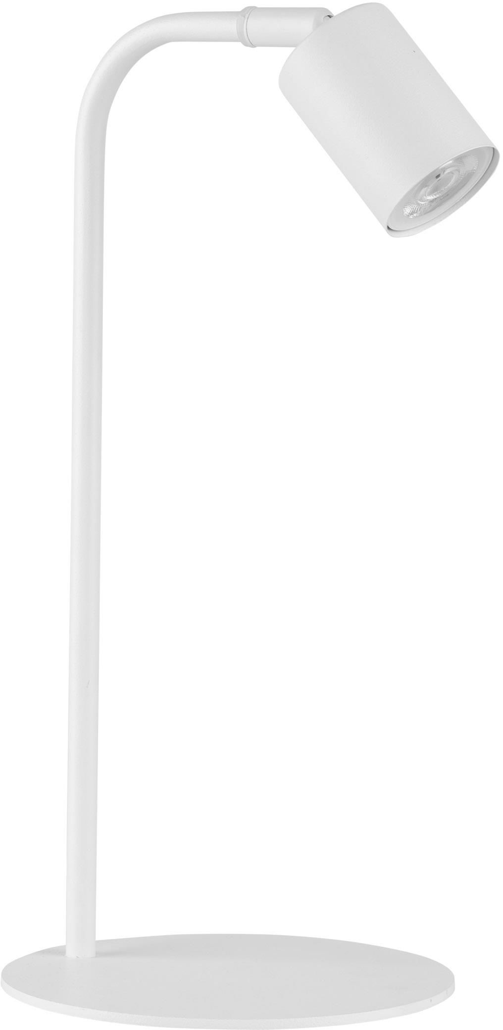 TK Lighting Logan lámpara para escritorio 1x10 W blanco 5490