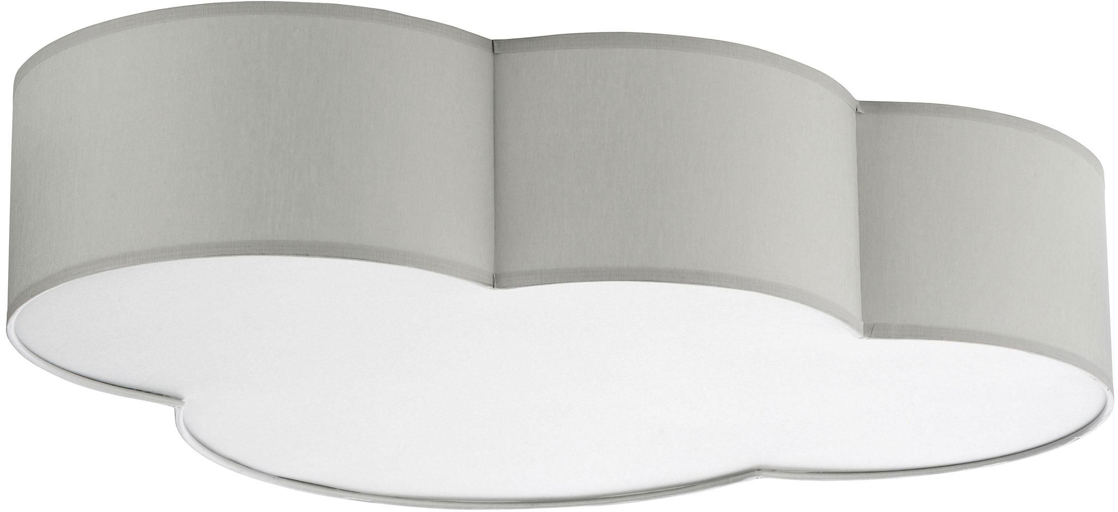 TK Lighting Cloud plafón 4x15 W blanco-gris 3145