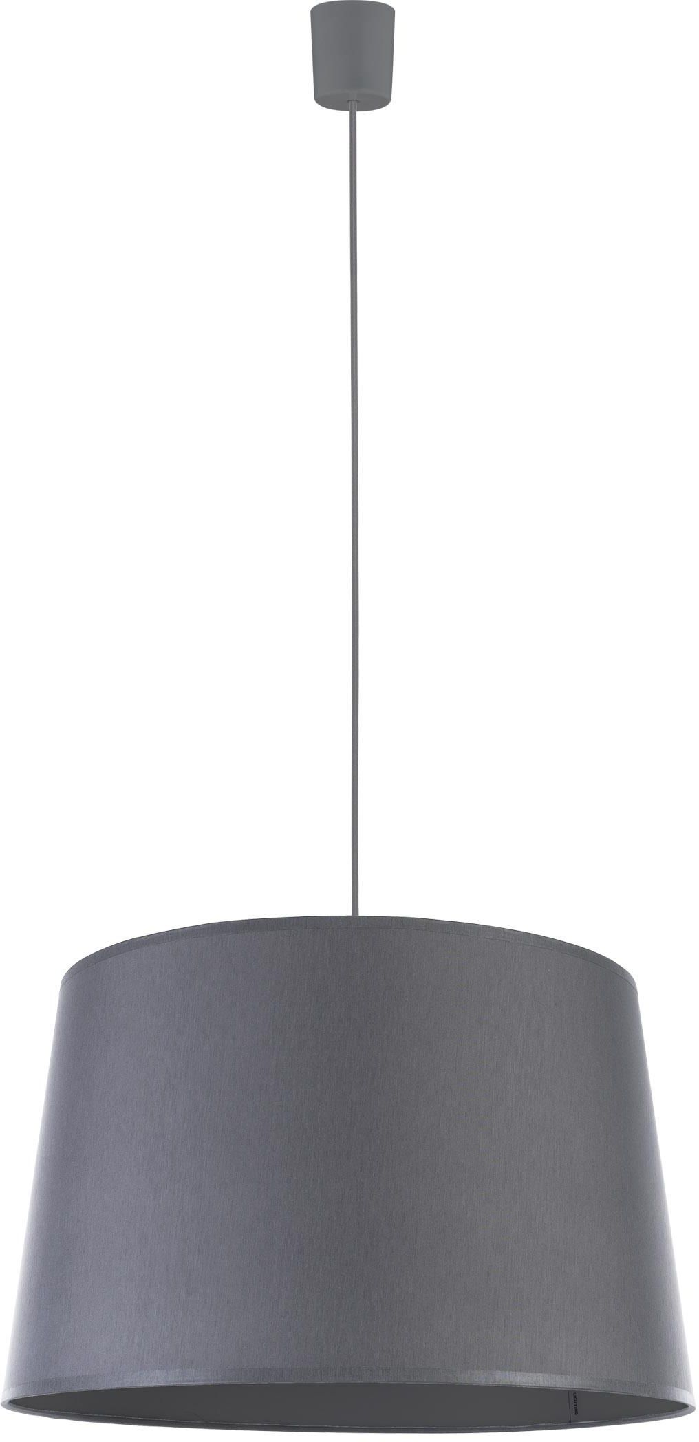 TK Lighting Maja lámpara colgante 1x15 W gris/gris ceniza 1881