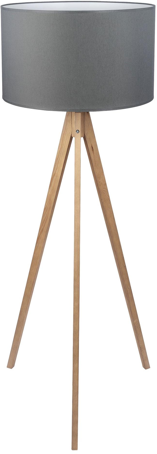 TK Lighting Treviso lámpara de pie 1x15 W gris-madera 5040