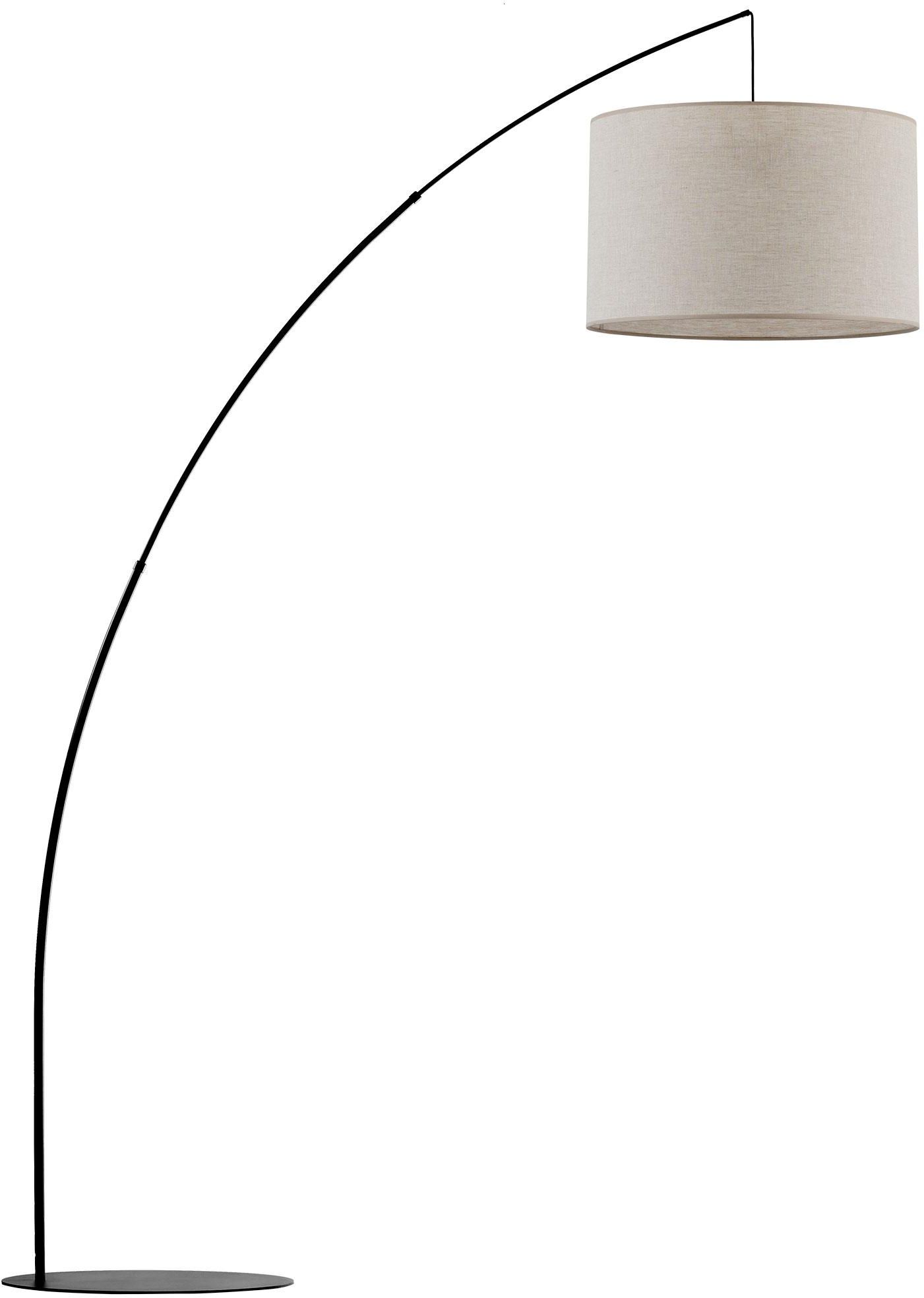 TK Lighting Moby lámpara de pie 1x15 W negro-beige 5486