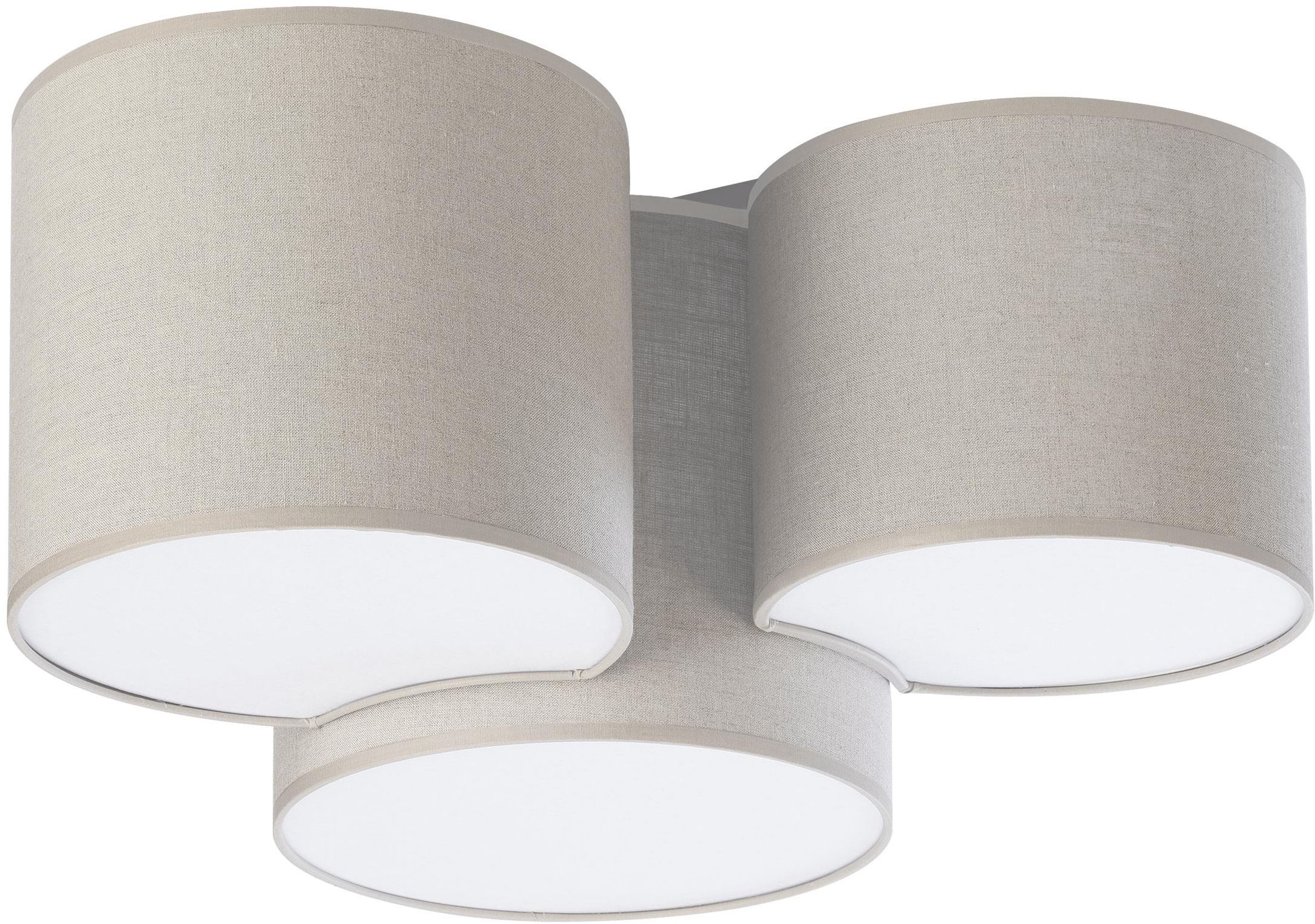 TK Lighting Mona plafón 3x15 W beige 6591