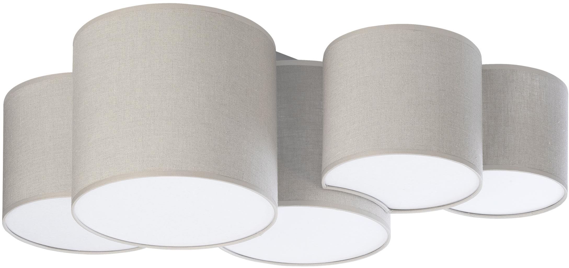 TK Lighting Mona plafón 5x15 W beige 6593
