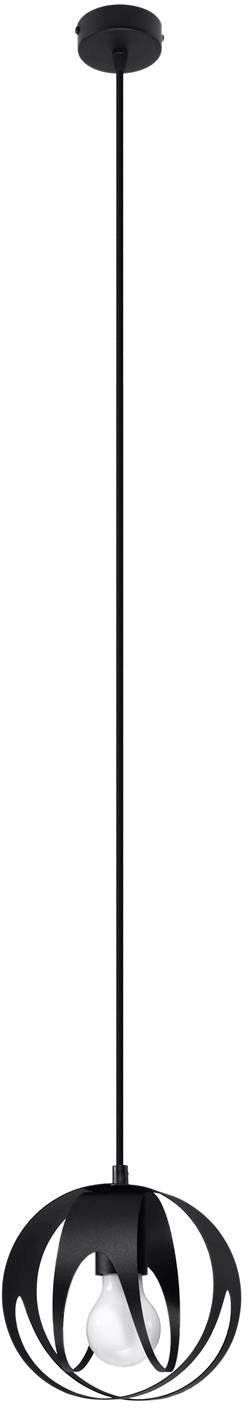 Sollux Lighting Tulos lámpara colgante 1x60 W negro SL.1087