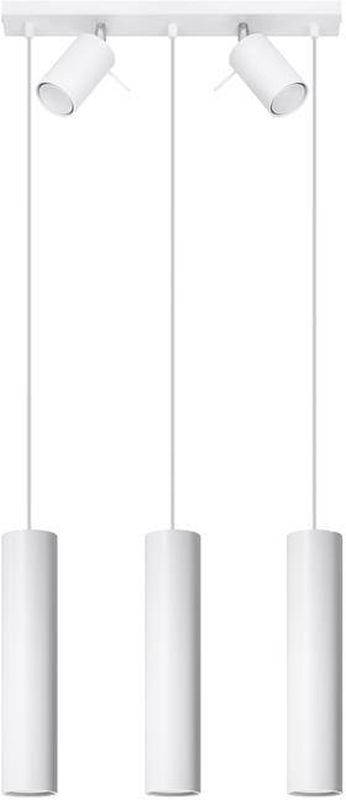 Sollux Lighting Ring lámpara colgante 5x40 W blanco SL.1098