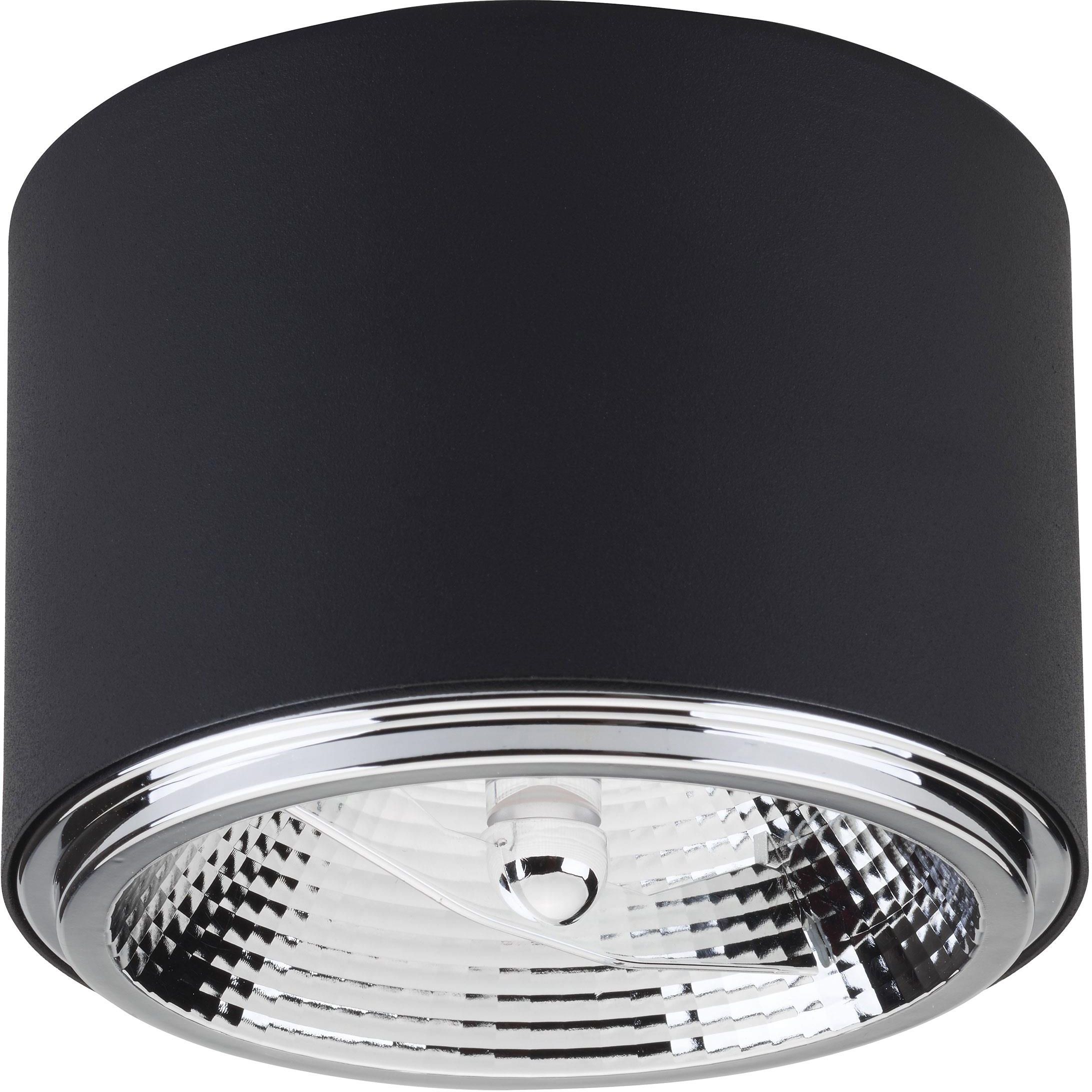TK Lighting Moris lámpara de techo 1x12 W negro 3366