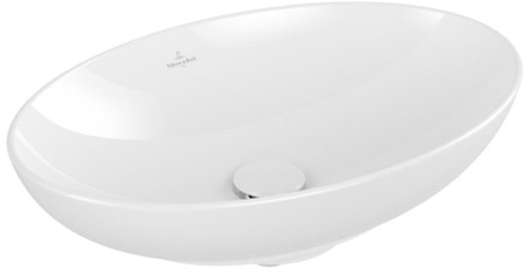 Villeroy & Boch Loop & Friends lavabo 56x38 cm oval sobre encimera blanco 4A470101