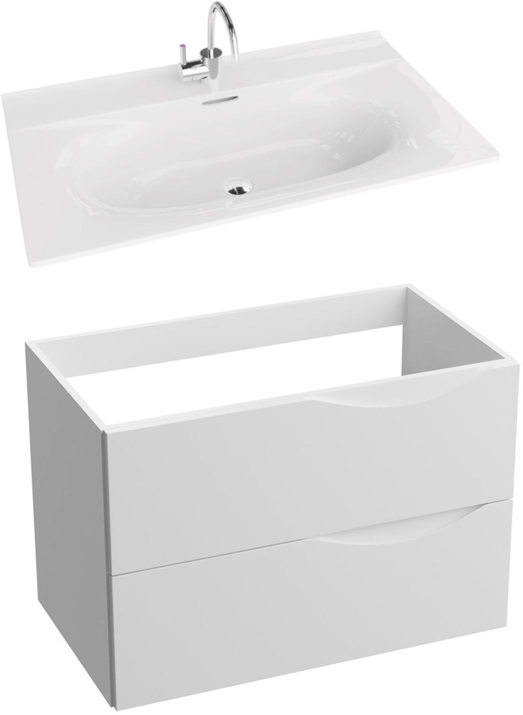 Conjunto armario LaVita Kolorado 5900378314370, lavabo LaVita Kolorado 5908211416212