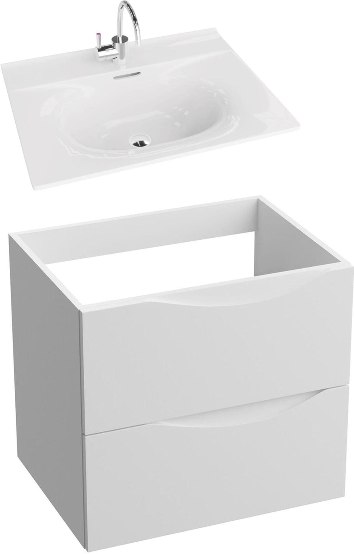 Conjunto armario LaVita Kolorado 5900378314363, lavabo LaVita Kolorado 5908211416205