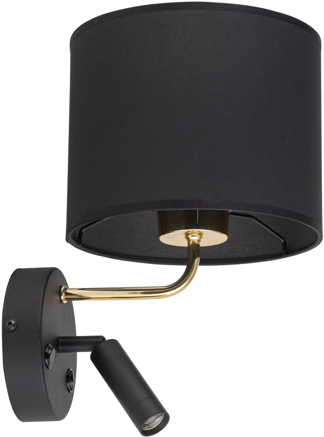 TK Lighting Richi lámpara de pared 2x60 W negro 4234