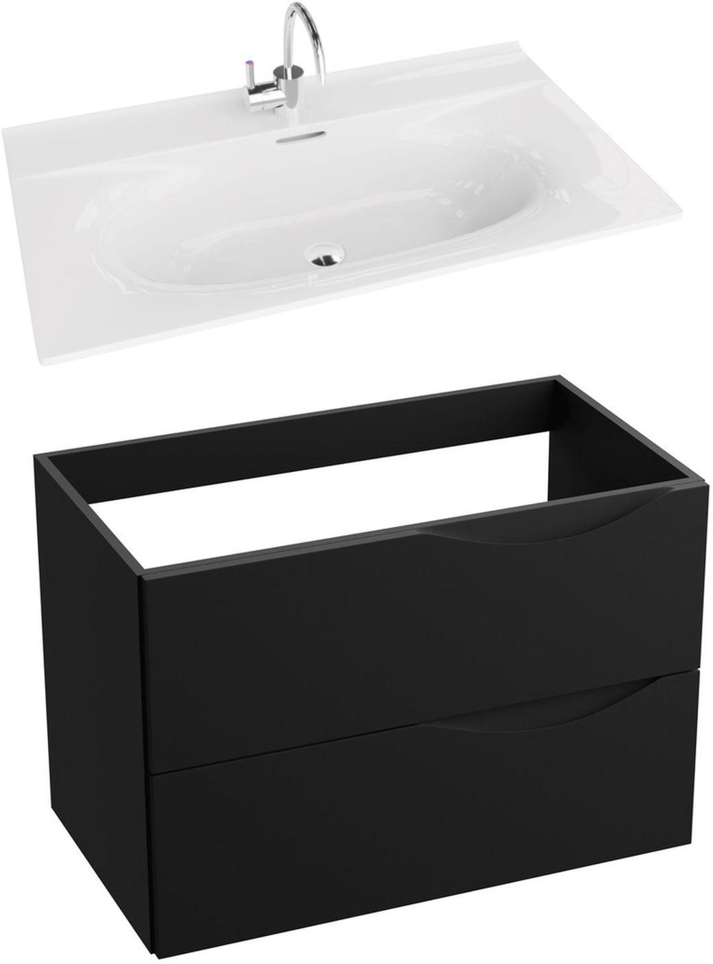 Conjunto armario LaVita Kolorado 5900378324737, lavabo LaVita Kolorado 5908211416212