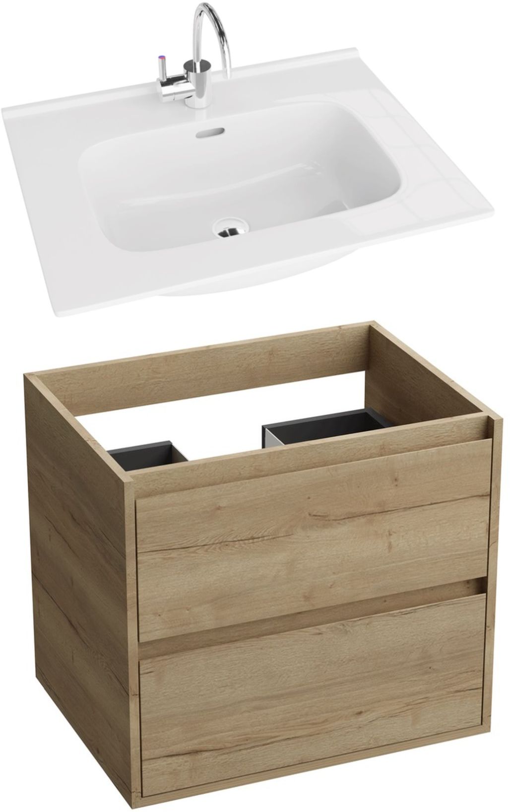 Conjunto armario LaVita Minnesota 5900378324416, lavabo LaVita Minnesota 5908211416182