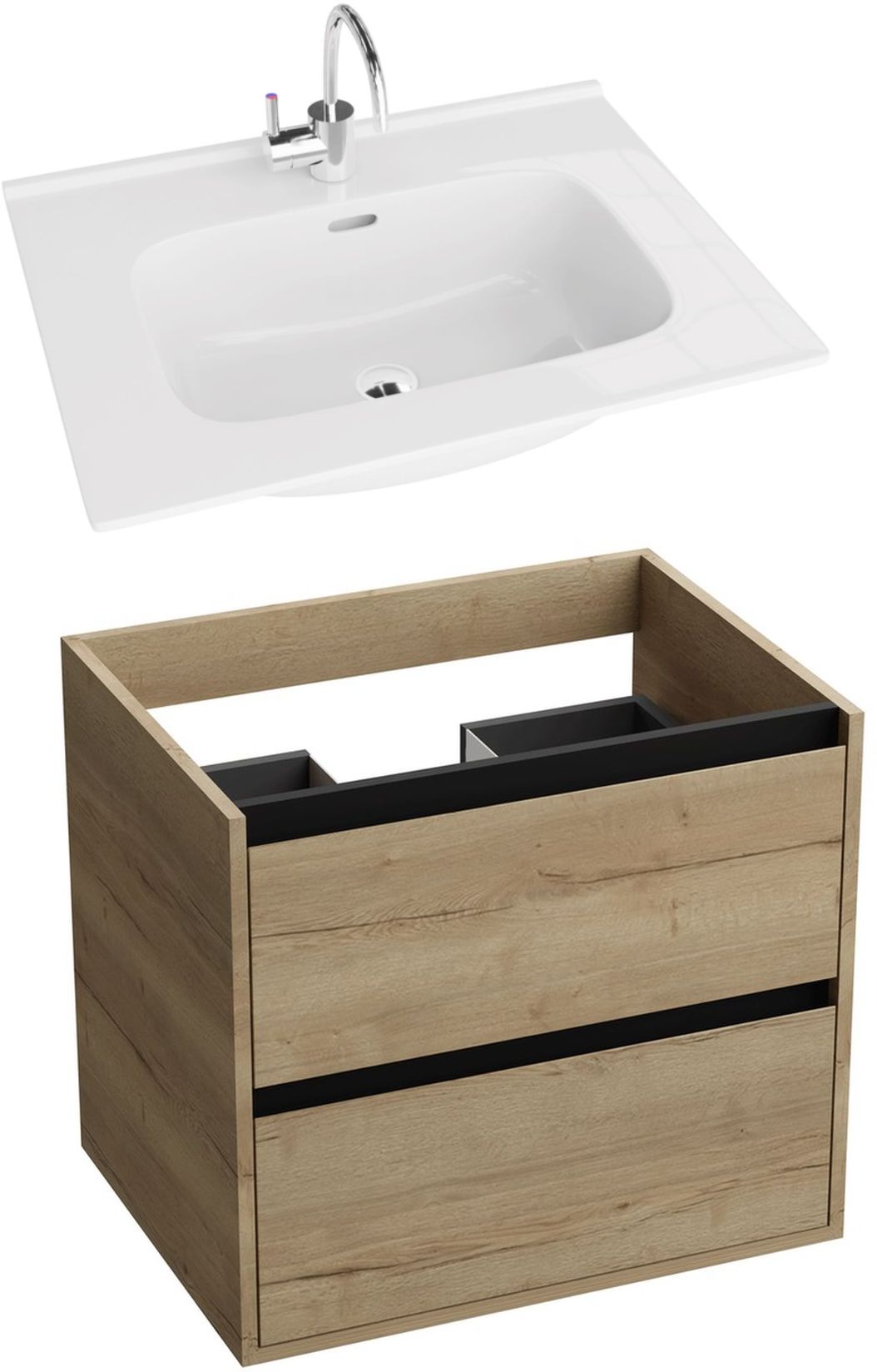 Conjunto armario LaVita Minnesota 5900378324386, lavabo LaVita Minnesota 5908211416182